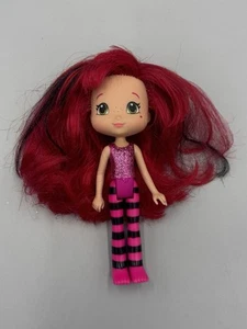 Strawberry Shortcake Sweet Beats Doll Red Black Hair Sparkle Top 5.5" TCFC 2014 - Picture 1 of 7