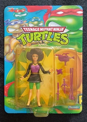 Figura Playmates Teenage Mutant Ninja Turtles TMNT April Ravishing Reporter 1992 Foto 1 de 4