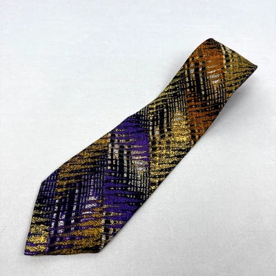 Corbata Neiman Marcus MISSONI para hombre hecha a mano España vintage abstracta elegante Foto 1 de 4