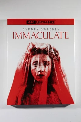 Immaculate 2024 Sealed Neon 4K UHD w/ Slipcover Sydney Sweeney Nun Horror - Image 1 of 4
