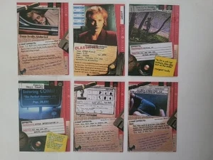 X Files 6 Red Card Scully Set. Laminiert..möglicher Prototyp/Testset - Bild 1 von 2