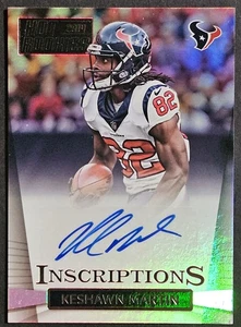 2014 Panini Score Iscrizioni Hot Rookies Keshawn Martin Autografo Auto Texans - Foto 1 di 2