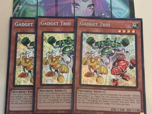 Yugioh 3x Gadget Trio MP25-DE061 2025 Mega Pack Prismatic Secret Rare 1. Auflage NM - Bild 1 von 1