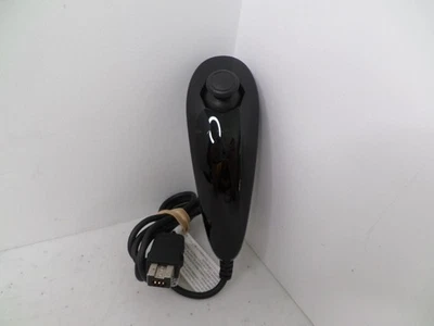 Mando Nintendo Wii Negro Nunchuck Oficial Original OEM Probado Funciona Foto 1 de 4