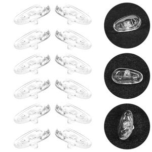 20 Paar Brillen Nasenpads Slip Silikon Nasenstütze für Brillen - Bild 1 von 12