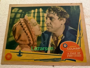 RONALD COLMAN TALE OF TWO CITIES LOBBY CARD ELIZABETH ALLEN 1935 CHARLES DICKENS - Picture 1 of 9