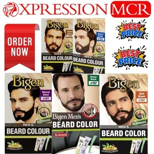 Bigen Herren Bartfarbe kein Ammoniak alle Farben UK Verkäufer - Bild 1 von 6