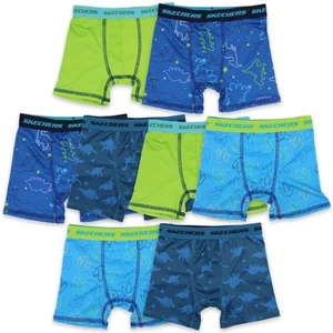 Skechers Boys' Exclusive 8pk Athletic Boxer Briefs with Unique Prints in... - Picture 1 of 14