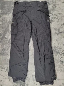 Columbia Snowboard Pants Men's M Black Convert Ski Omni Tech Performance Outdoor - Picture 1 of 19