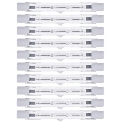 10 PCS R7S 78mm 120V 100W T3 J Type Double Ended Bulbs 3.13" #AJ - Image 1 of 4