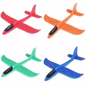 Mini Ultimate Foam Glider 24 cm Free Throw Airplane Party Bag Plane Outdoor Toy - Picture 1 of 9