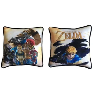 Legend of Zelda - Cojín Link Princess - Cojín Decoración Logotipo Nintendo - 40 x 40 cm - Imagen 1 de 3