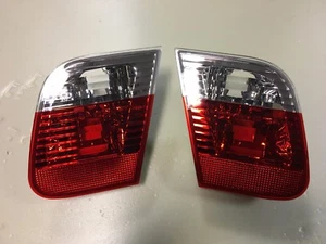 For BMW 3 Series E46 2002 - 2005 SALOON Rear Inner Tail Lights Lamps LEFT+RIGHT - Picture 1 of 5