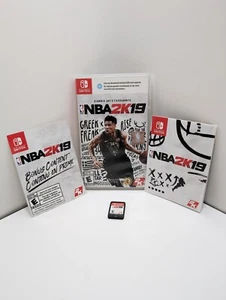 NBA 2K19 Nintendo Switch Game Case Cartridge Basketball Sports 2K Games - Foto 1 di 4