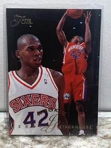 1995 / 96 Fleer Flair Jerry Stackhouse RC No. 219 Philadelphia 76ers - Picture 1 of 2