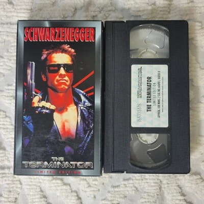 Vtg 90s VHS The Terminator (VHS, 1998, Limited Edition) Tested Foto 1 de 4