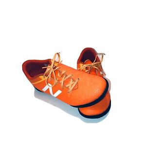 Junior SOCCER NEW BALANCE  shoes- VISARO 2.0 CONTROL Turf-Orange Size 4.5y