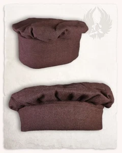 Gorro Mytholon Armin algodón marrón L Larp recreación medieval #17433 - Imagen 1 de 1