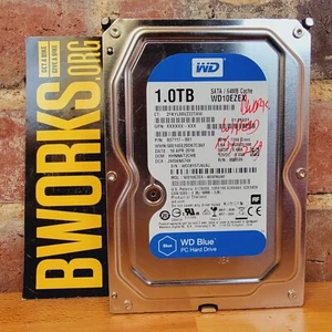 Western Digital WD Blue WD10EZEX 1 TB 3.5" SATA III Desktop Hard Drive Tested - Picture 1 of 5