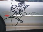 SCOOBY DOO WHEEL ARCH CAR STICKERS X2 IN WHITE ALL COLOURS DOG GROOMING 