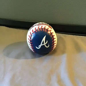 Vintage Rawlings Scrunch MLB 2015 Atlanta Braves Beanbag Hackie Sack - USATO - Foto 1 di 3