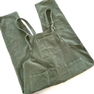 Lucy & Yak Green Corduroy Cotton Overall Dungarees Womens Sz US 16 Long - Picture 1 of 6