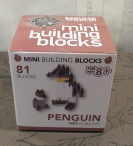 New- Mini Building Blocks Penguin 81 Blocks - World Passport - Charles Products - Picture 1 of 6