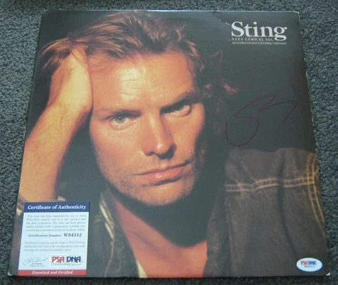 the Police STING LP with PSA DNA COA  signed AUTOGRAPH LP11 Cover