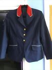 Tagg Equestrian Show Jacket Size 34 Showjumping Jacket Navy With Red And White