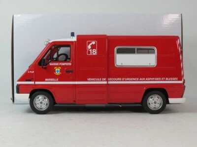 Ottomobile Renault Master T30D Pompiers Marseille 1980 1/18 OT1107 - Immagine 1 di 4