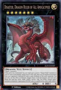 Yugioh Disaster, Dragon Ruler of All Apocalypses Ultra Rare ALIN (PRESALE 5/2) - Picture 1 of 1