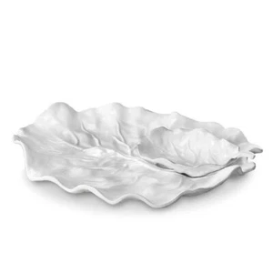 Beatriz Ball Vida Lettuce Chip & Dip Serve-ware Platter Outdoor Indoor - Picture 1 of 3