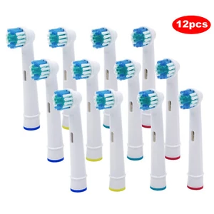 12 Stück Ersatz-Zahnbürstenköpfe Elektrobürste passend für Oral B Braun Modelle - Bild 1 von 3