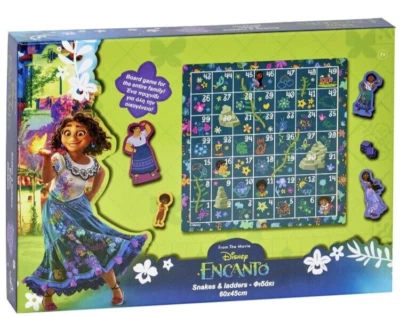 Disney Encanto Snakes & Ladders Fun Family Children's Board Game new - Image 1 of 4