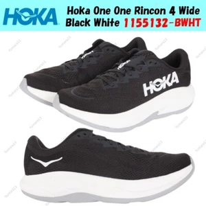 Hoka One One Rincon 4 Wide Black White 1155132-BWHT taglia uomo - Foto 1 di 11