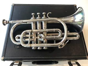 More details for boosey &amp; hawkes imperial bb cornet - silver 542581 - good condition with case