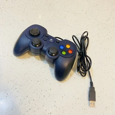 Logitech Gamepad F310 USB Wired Controller for PC Blue 840-000058 - Image 1 of 4