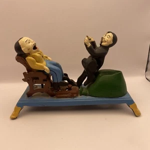 Vintage Used Reproduction Mechanical Dentist Tooth Pulling Coin Bank - Picture 1 of 5