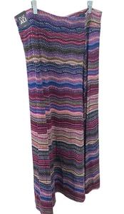 Roz & Ali Long Flower Skirt With Elastic Band Size XL - Picture 1 of 8