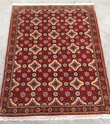 Tapis 145x115cm Ghom Persan Teppich Alfombra Teppe Carpet  Rugs Tappeto Qöm Matt - Photo 1/4