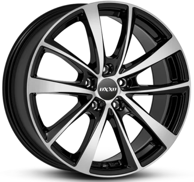 Alufelgen smart 453 Oxxo Vidorra 16´´ Sommerräder RDKS schwarz poliert - Bild 1 von 2