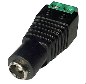 Conector hueco de CC de bajo voltaje atornillable, Ø exterior: 5,5 mm, Øinterior: 2,5 mm, 1 unidad - Imagen 1 de 2