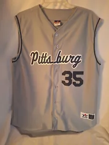 Alleson Athletics PITTSBURG Sleeveless Sports Jersey # 35 Size L - Picture 1 of 6