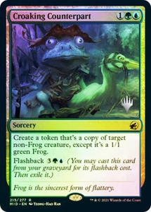 MTG FOIL Croaking Counterpart Promo Pack Innistrad Midnight Hunt - Promo: - Bild 1 von 1