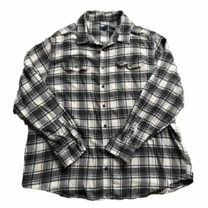 Camisa a Cuadros George Franela Azul Claro Gris Blanco Para Hombre Talla 3XL 54-56 Abotonada - Imagen 1 de 9