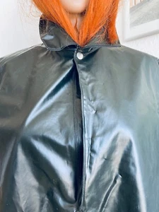 Regencape Friesennerz PVC Mantel Ölzeug Rubber Gummi Raincoat Oilskin Gummimante - Bild 1 von 8