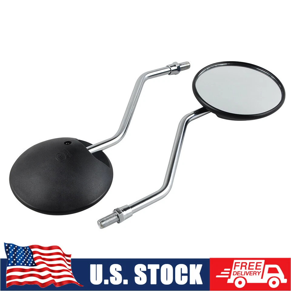 10mm Thread Rearview Vintage Mirrors For Yamaha DT250 XT500 DT400 DT360 TX500 R3 - Изображение 1 из 4