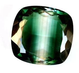 51.60 CT INVESTENT GRADE NATURAL BI-COLOR TOURMALINE CERTIFIED TREATED GEMSTONE - Picture 1 of 7