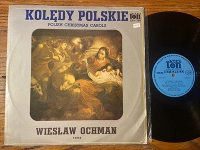 Polish Christmas Carols LP Veriton SXV-795 Koledy Polskie Nagrania Poland M- - Image 1 of 4