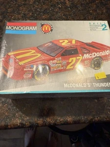 Monogram #27 McDonalds T-Bird Stock Car #2442 1/24 Scale Model Kit Sealed - Picture 1 of 7